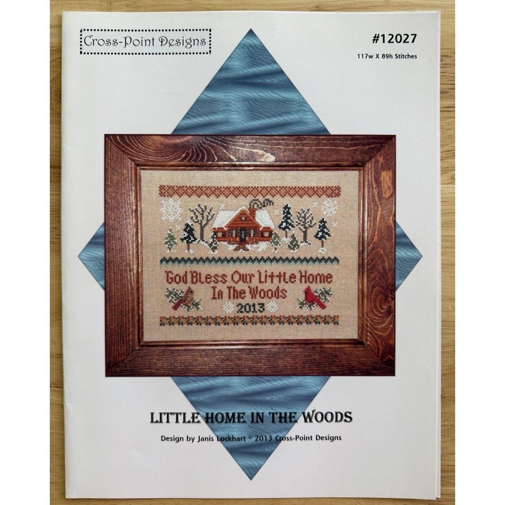 Cross Point Designs Little Home In The Woods Cross Stitch Design By‎ J. Lockhart